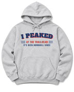 I Peaked at the Trailhead Hoodie - Ash