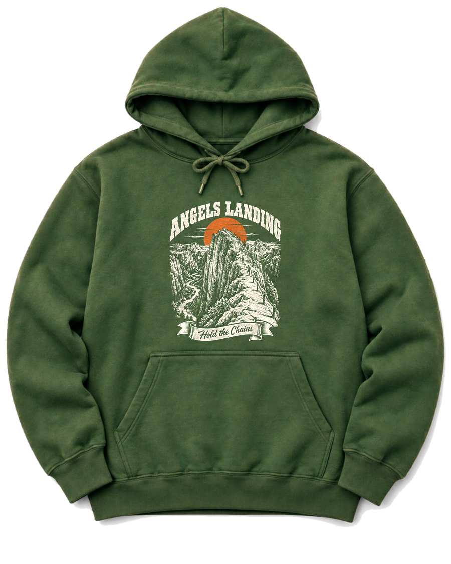 Angels Landing Hoodie - Military Green