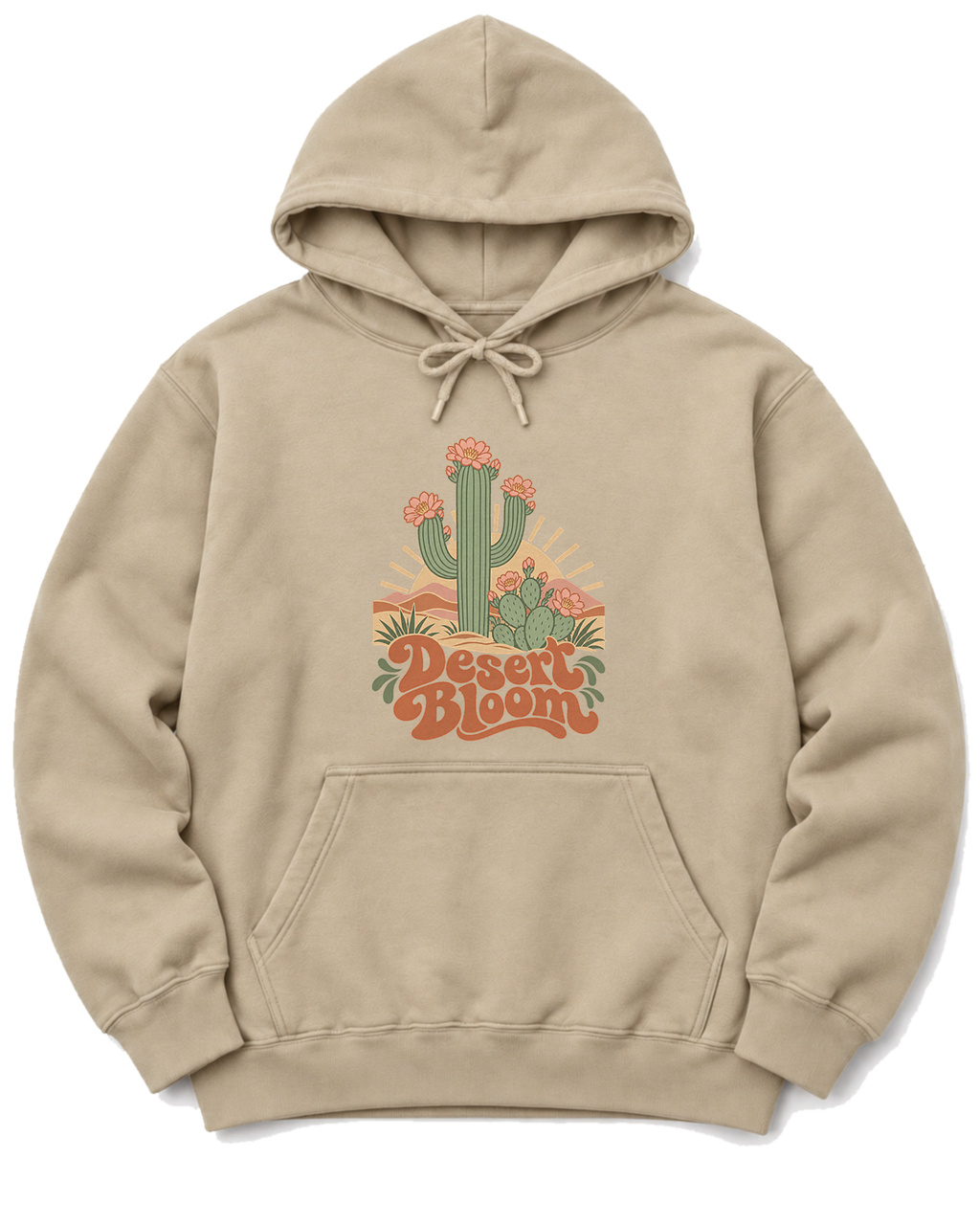 Desert Bloom Hoodie - Sand