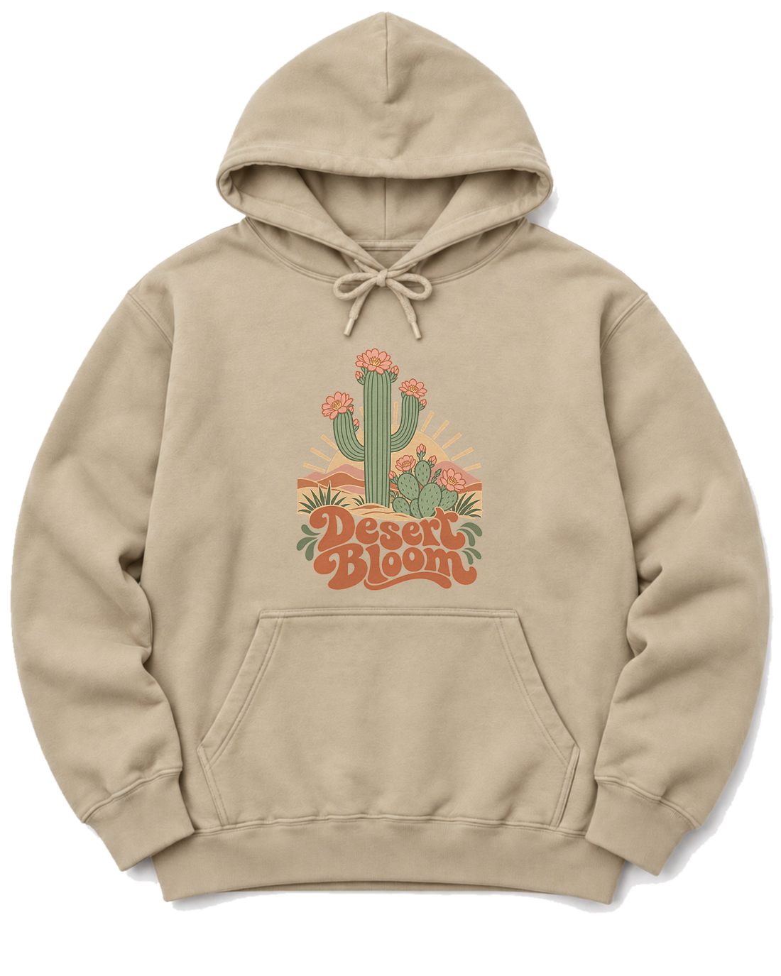 Desert Bloom Hoodie - Sand