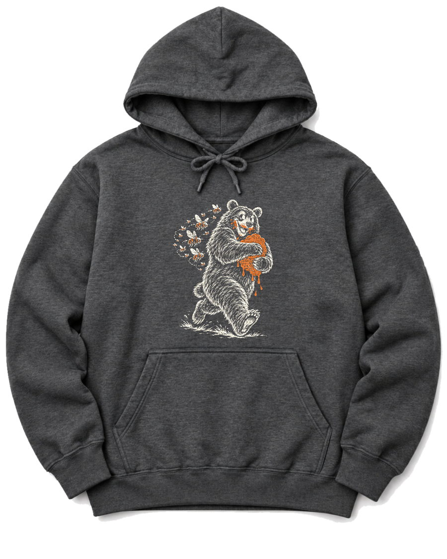 Honey Heist Hoodie - Dark Heather
