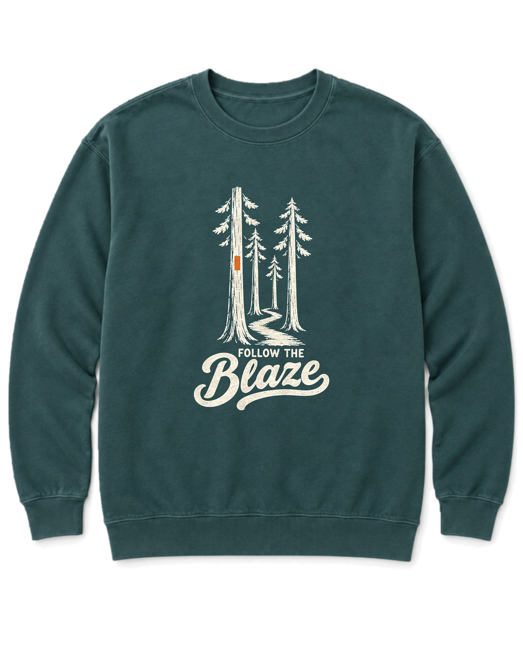 Follow the Blaze Sweatshirt - Blue Spruce