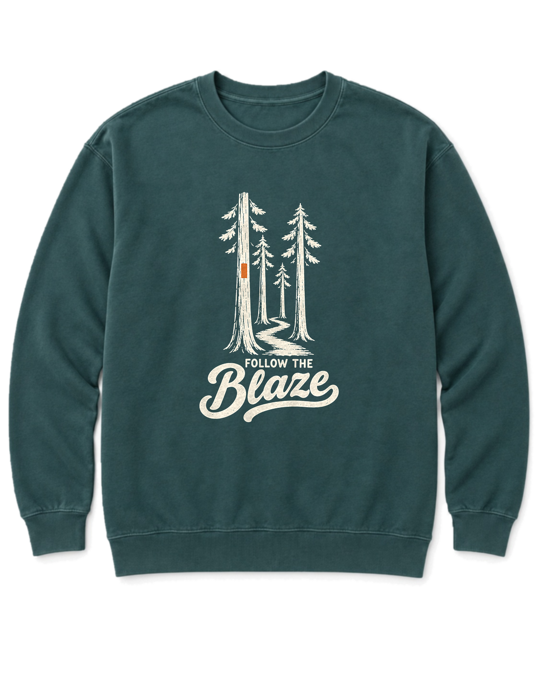 Follow the Blaze Sweatshirt - Blue Spruce