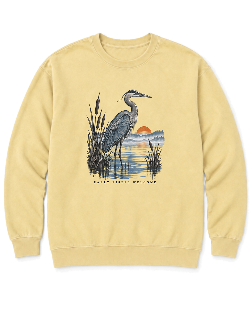 Early Risers Welcome Sweatshirt - Butter