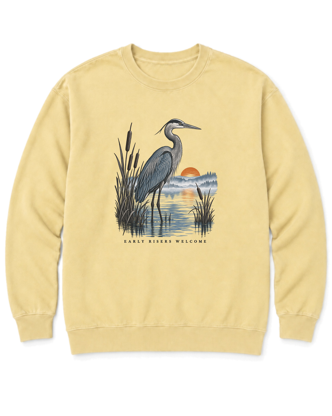 Early Risers Welcome Sweatshirt - Butter