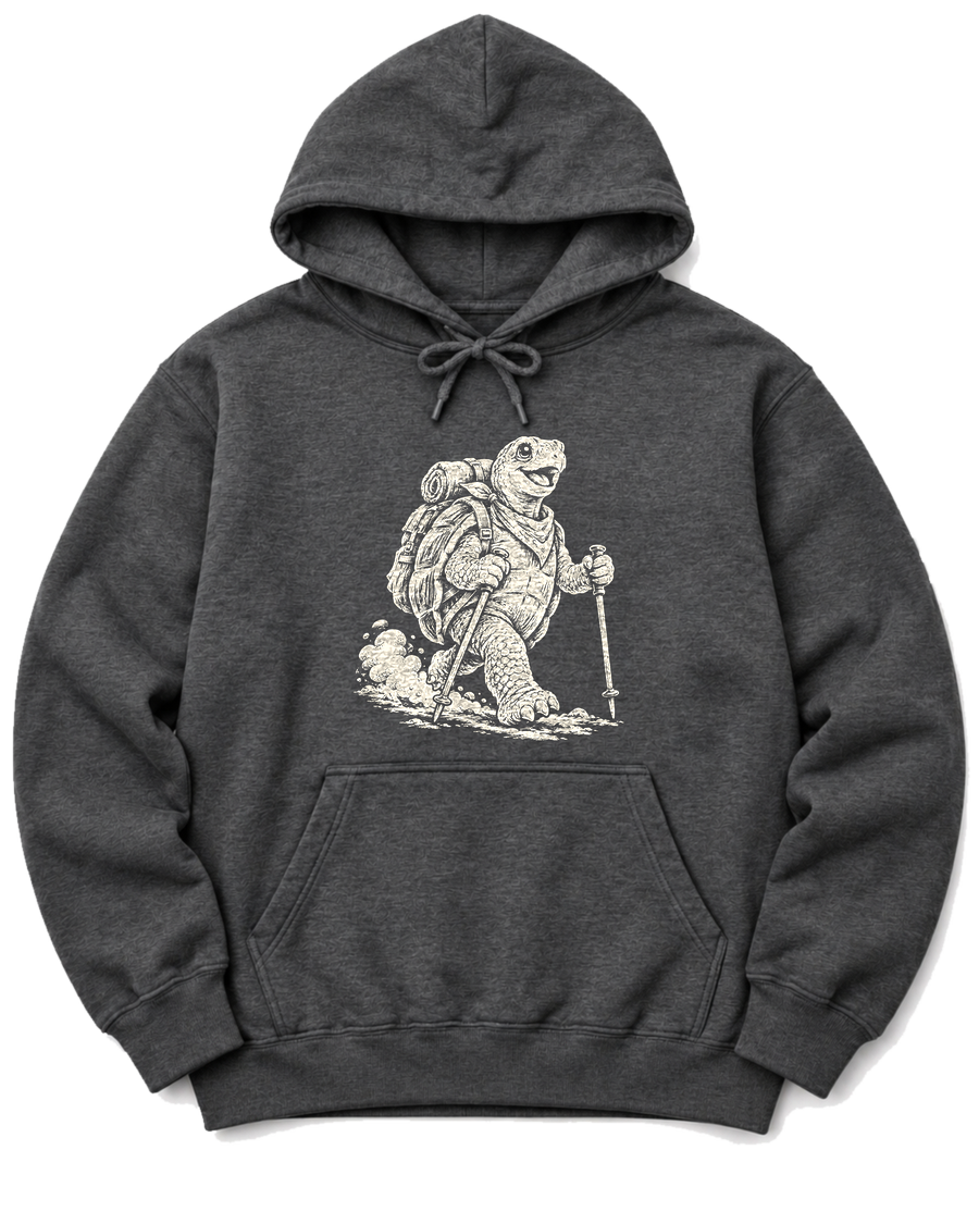 Turtle Trekker Hoodie - Dark Heather