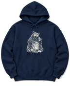 Snack Thief Bear Hoodie - Navy