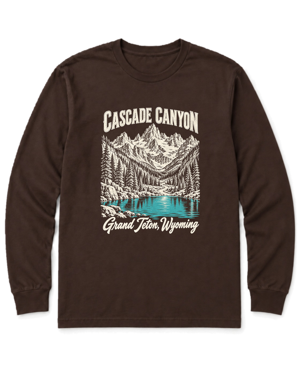 Cascade Canyon Long Sleeve Shirt - Dark Chocolate