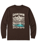 Cascade Canyon Long Sleeve Shirt - Dark Chocolate