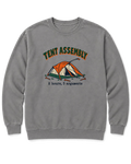 Tent Assembly Sweatshirt - Grey