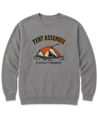 Tent Assembly Sweatshirt - Grey