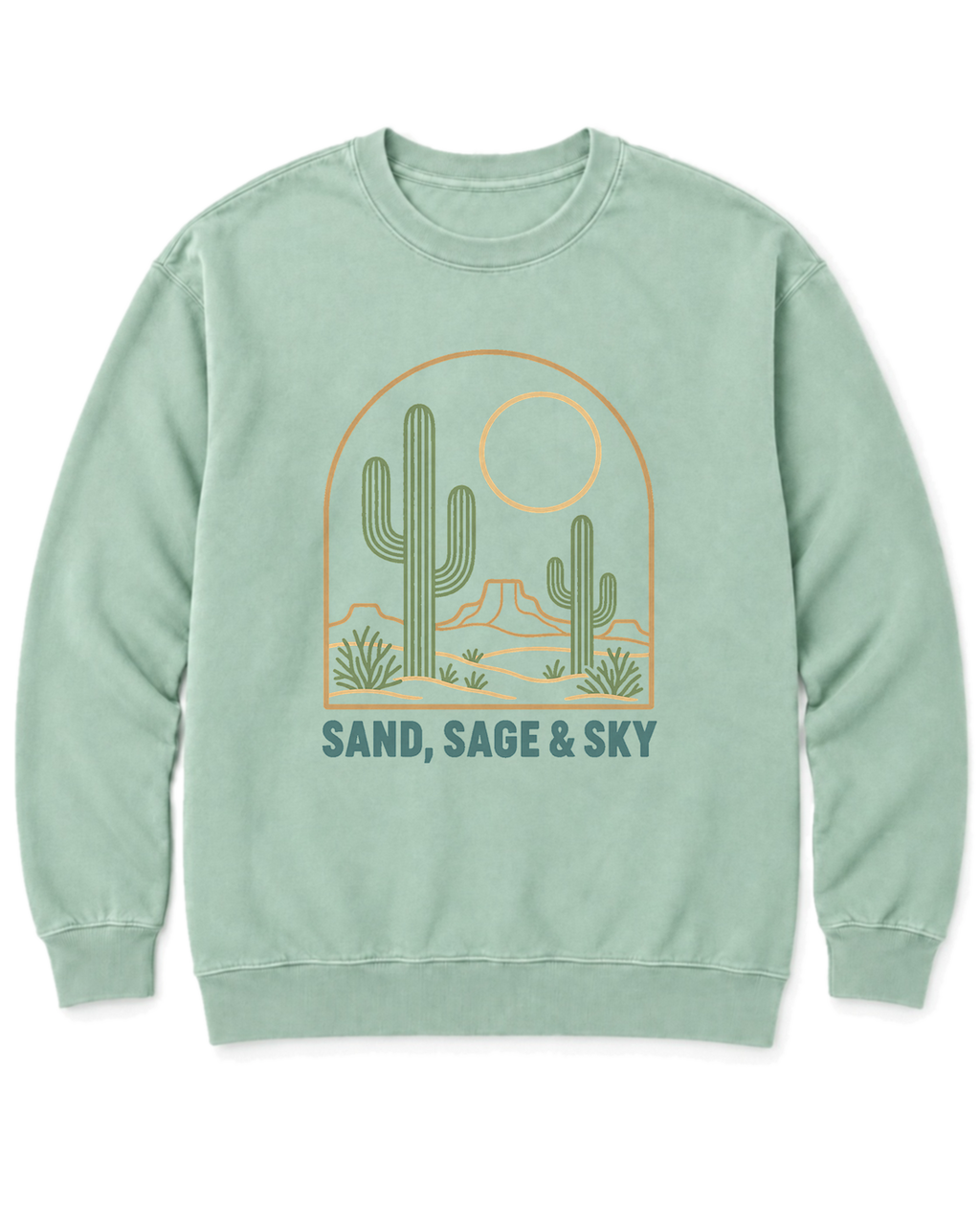 Sand, Sage & Sky Sweatshirt - Chalky Mint
