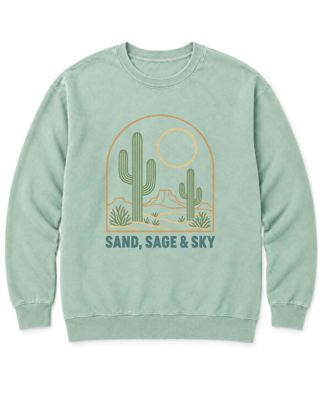 Sand, Sage & Sky Sweatshirt - Chalky Mint