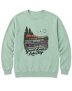 Gravel Roads & Lake Days Sweatshirt - Chalky Mint