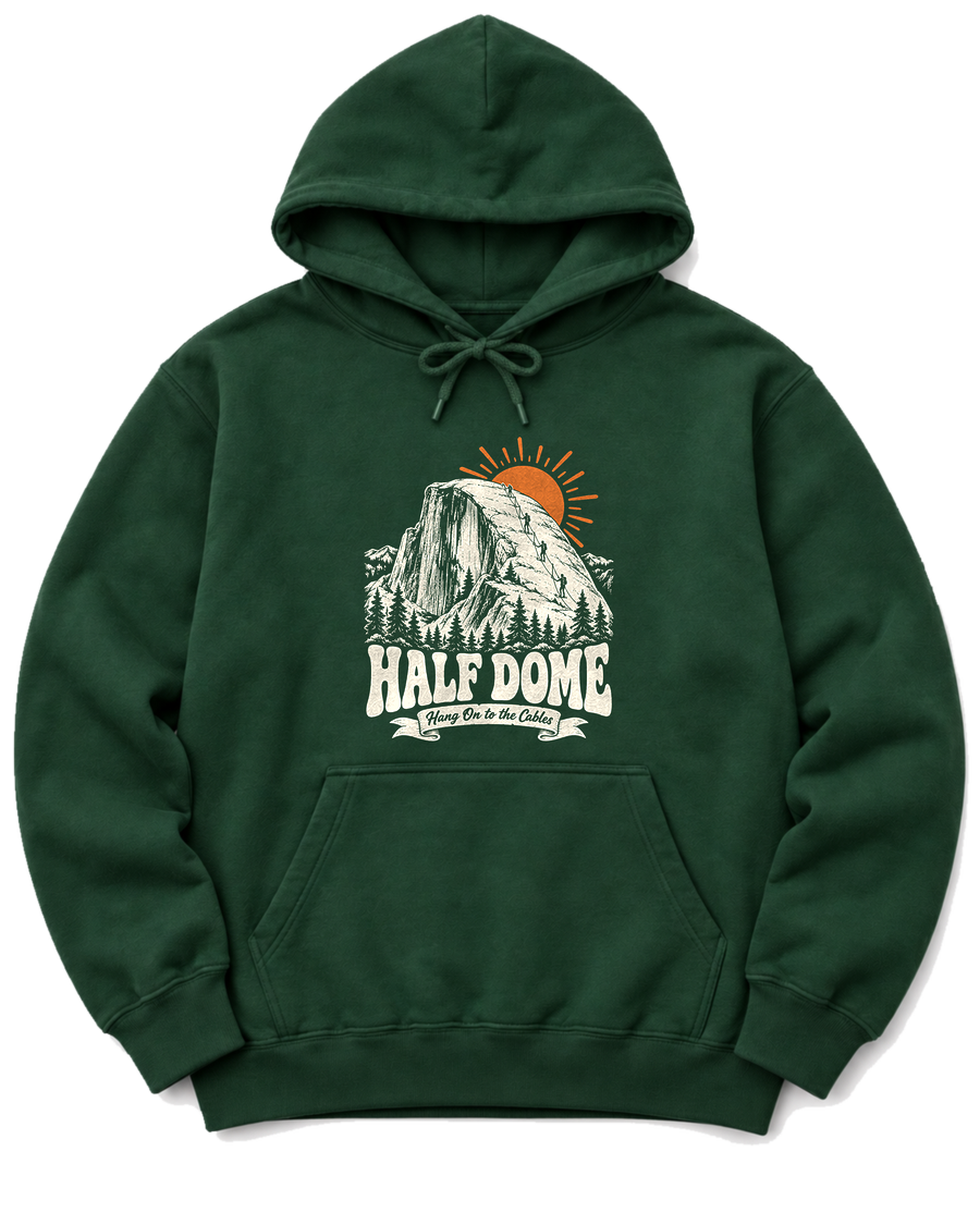 Half Dome Hoodie - Forest Green