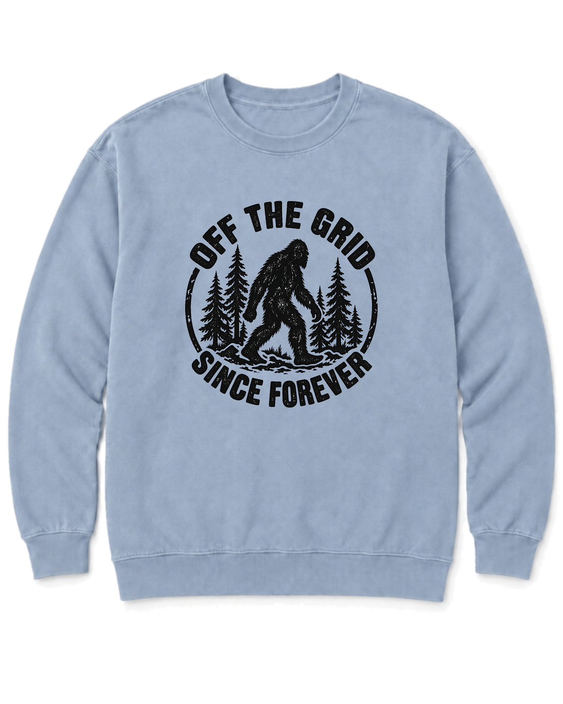 Off the Grid Since Forever Sweatshirt - Chambray