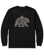Topo Bear Long Sleeve Shirt - Black