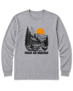 Fresh Air Required Long Sleeve Shirt - Sport Grey
