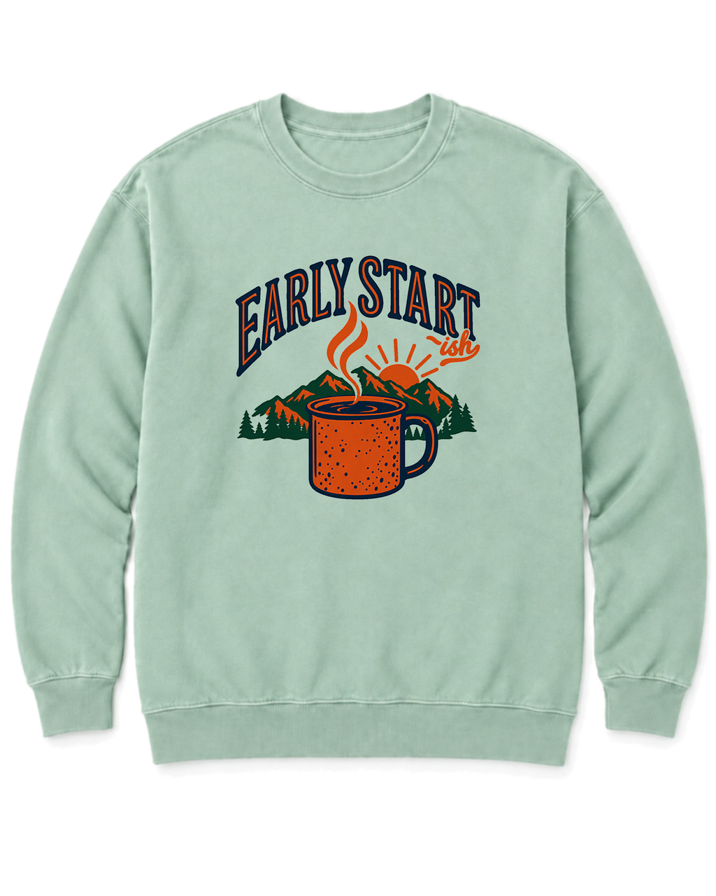 Early Start-ish Sweatshirt - Chalky Mint