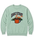 Early Start-ish Sweatshirt - Chalky Mint