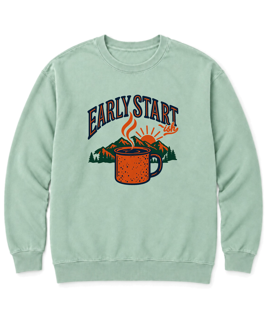 Early Start-ish Sweatshirt - Chalky Mint