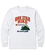 One Star Hike Long Sleeve Shirt - White