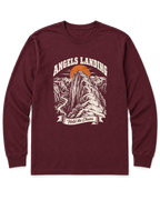 Angels Landing Long Sleeve Shirt - Maroon