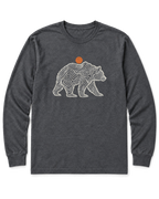 Topo Bear Long Sleeve Shirt - Dark Heather