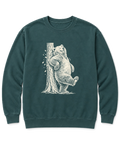 Back Scratch Bear Sweatshirt - Blue Spruce