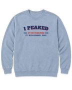 I Peaked at the Trailhead Sweatshirt - Chambray