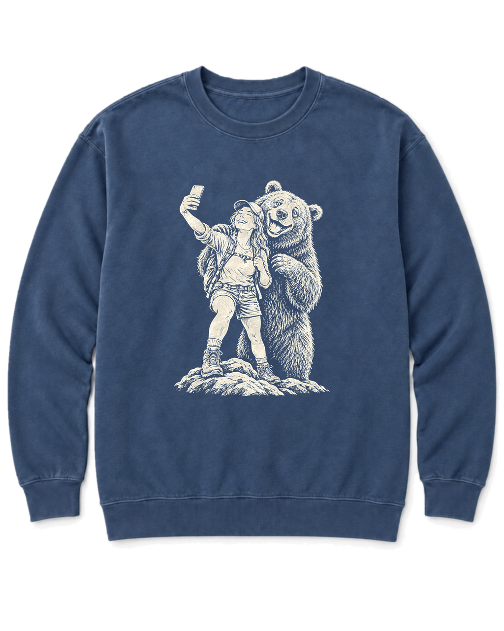 Summit Photobomb Sweatshirt - Denim