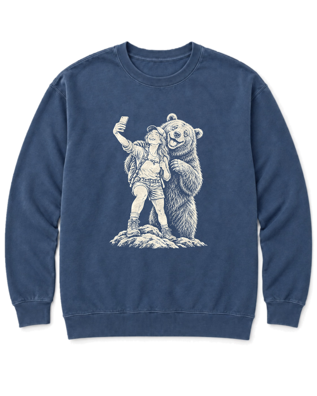 Summit Photobomb Sweatshirt - Denim