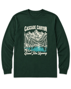 Cascade Canyon Long Sleeve Shirt - Forest Green