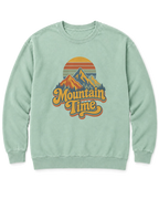 Mountain Time Sweatshirt - Chalky Mint