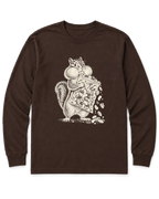 Trail Mix Bandit Long Sleeve Shirt - Dark Chocolate