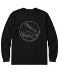 Out Past the Streetlights Long Sleeve Shirt - Black