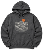 Pine Ridge Moon Hoodie - Dark Heather