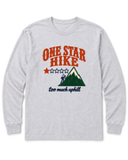One Star Hike Long Sleeve Shirt - Ash
