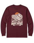 Mount Whitney Long Sleeve Shirt - Maroon