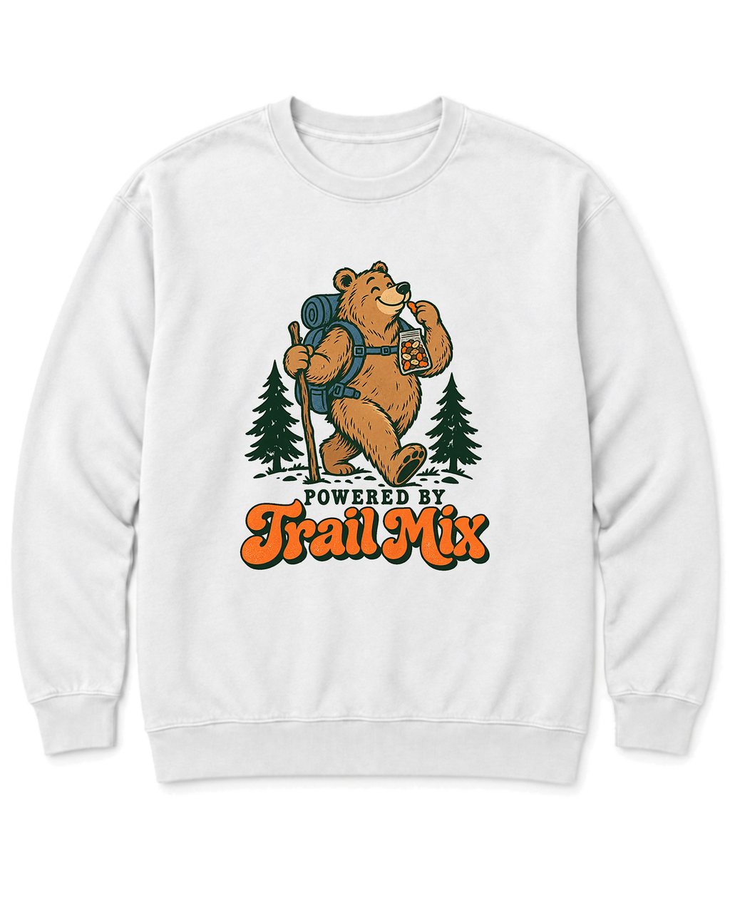 Powered by Trail Mix Sweatshirt - White