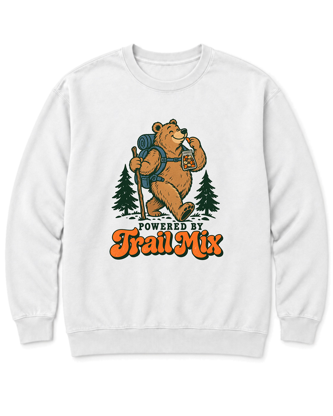 Powered by Trail Mix Sweatshirt - White