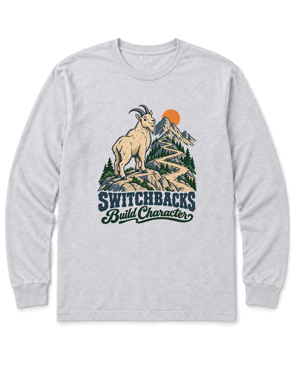 Switchbacks Build Character Long Sleeve Shirt - Ash