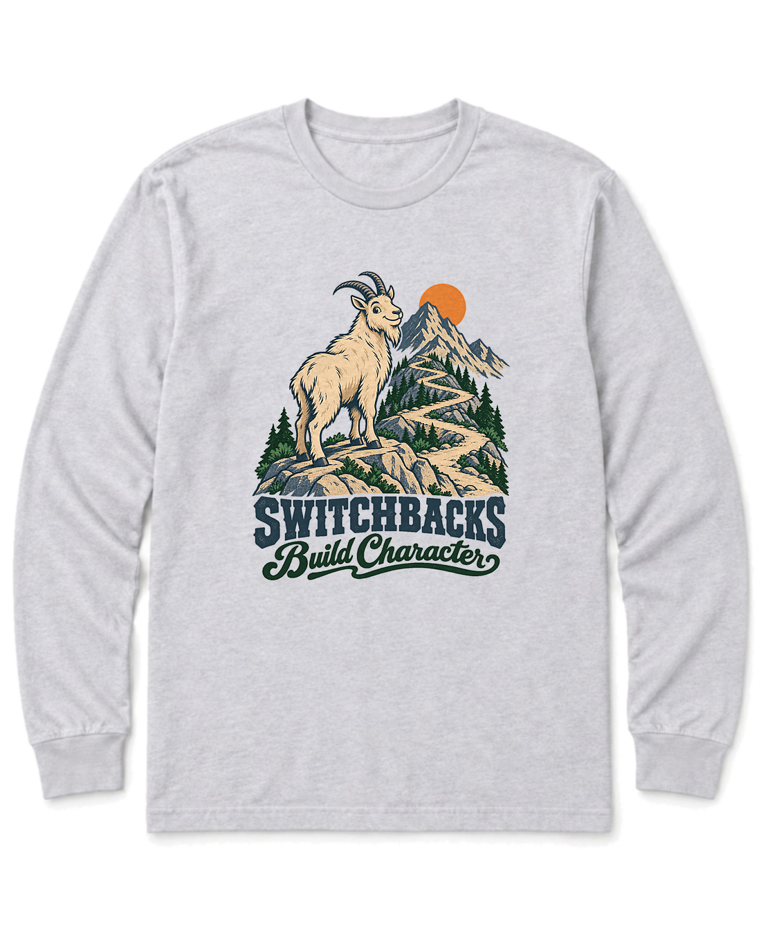 Switchbacks Build Character Long Sleeve Shirt - Ash