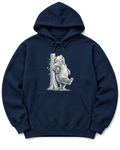 Back Scratch Bear Hoodie - Navy