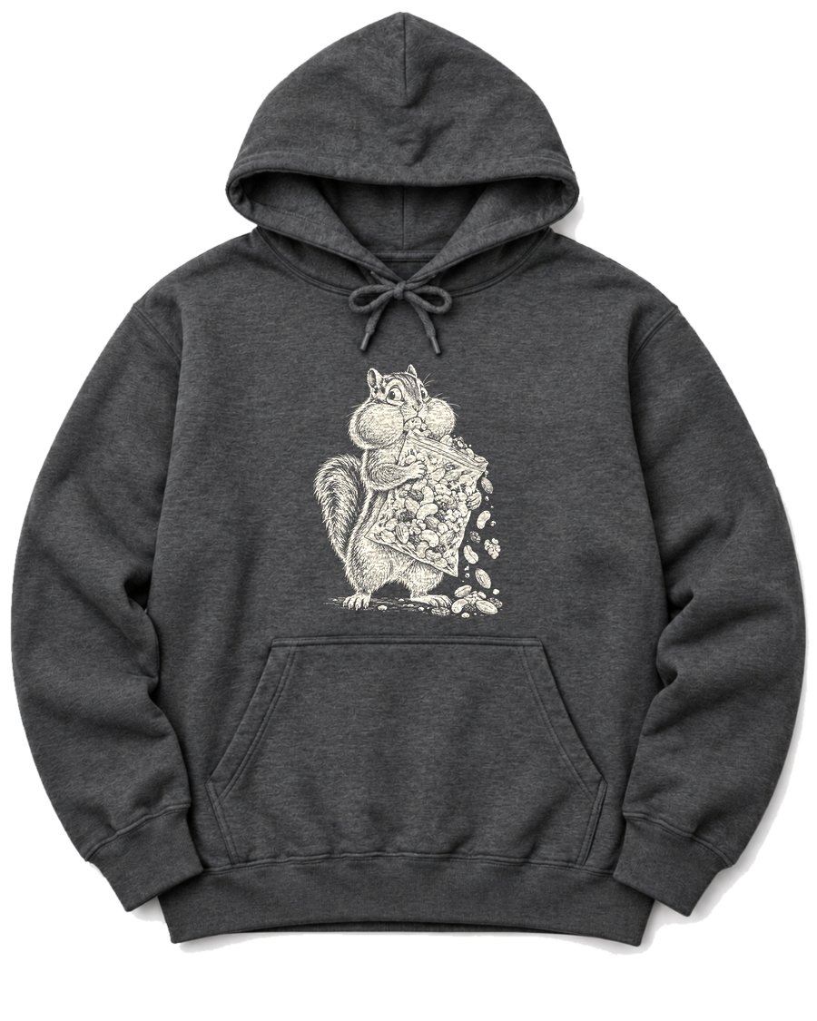 Trail Mix Bandit Hoodie - Dark Heather