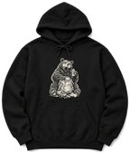 Snack Thief Bear Hoodie - Black