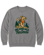 One More Mile, Then Snacks Sweatshirt - Grey