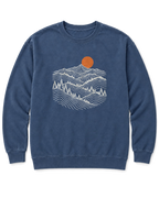 Pine Ridge Moon Sweatshirt - Denim
