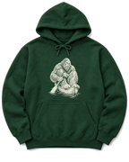 Bigfoot Canoe Hoodie - Forest Green