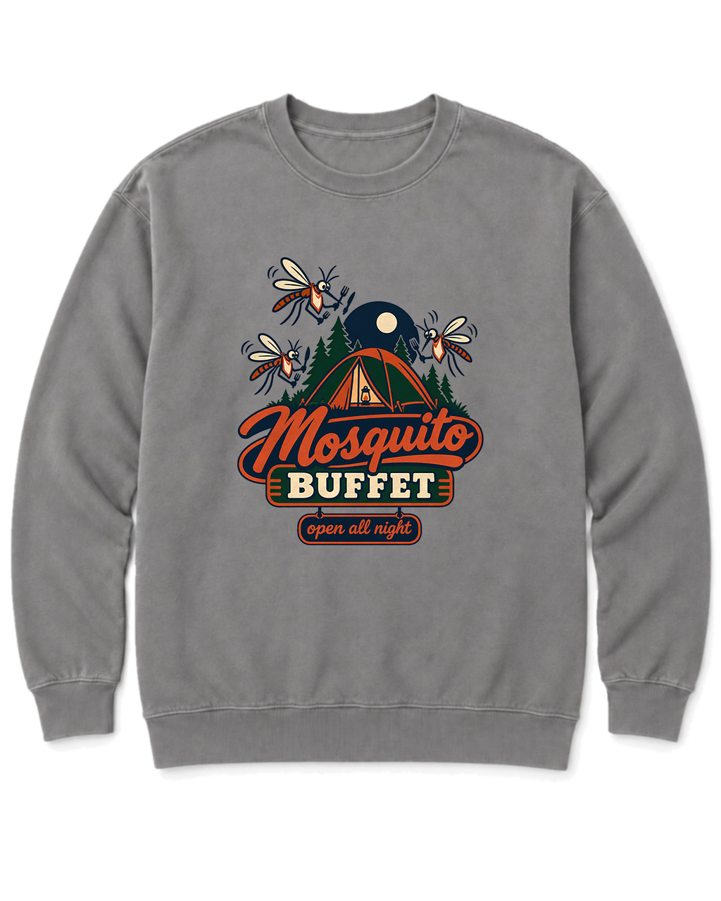 Mosquito Buffet Sweatshirt - Grey